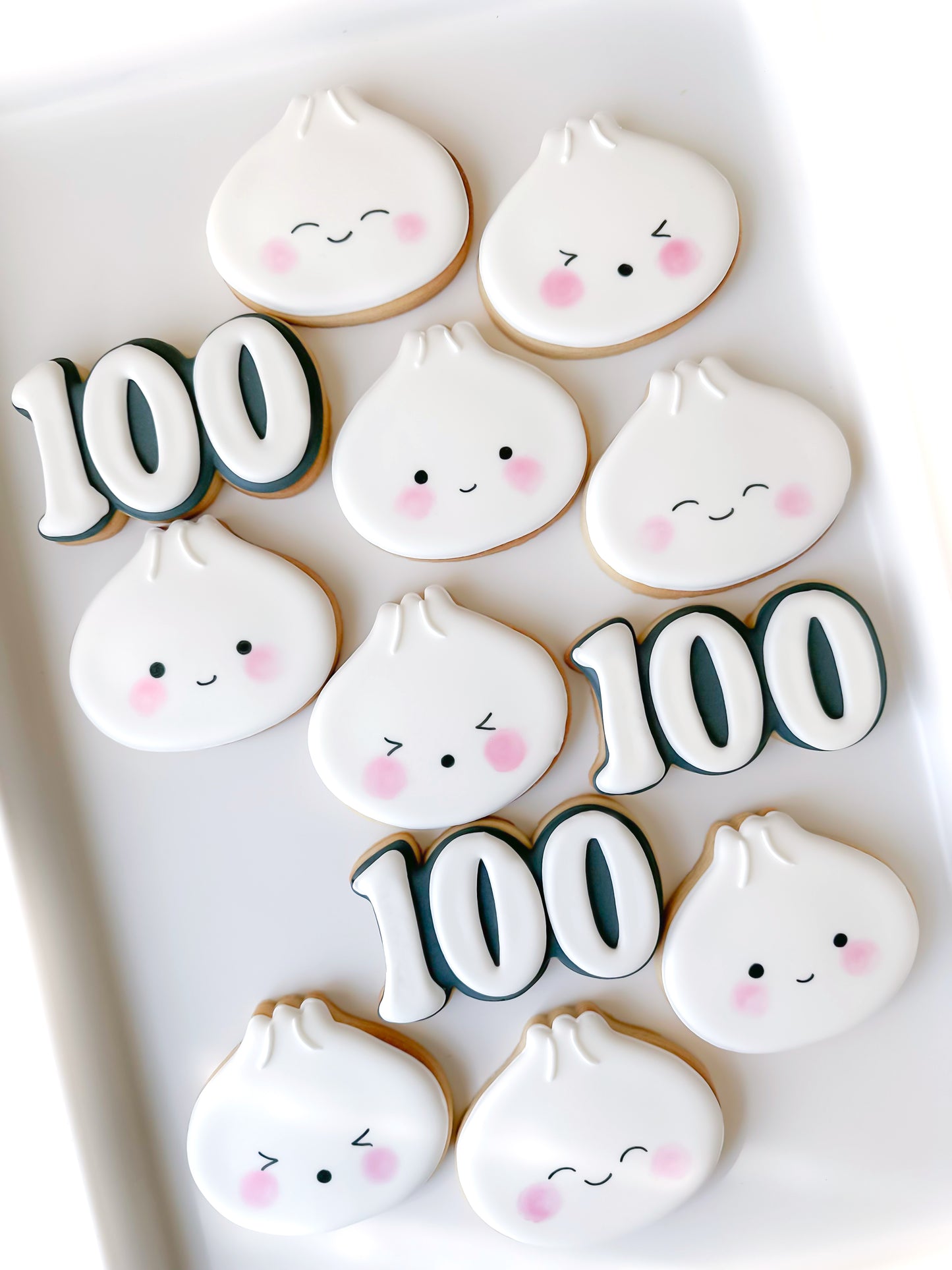Baek-il 100-Day Birthday Celebration cookies
