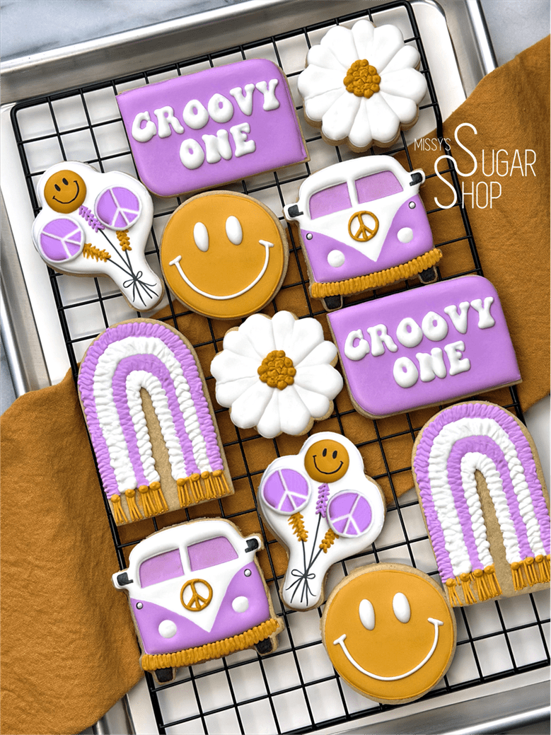 Groovy One/ Two Groovy Birthday (1 dozen)