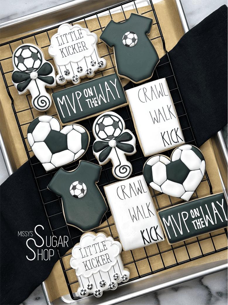 Little Kicker Soccer Baby Shower (1 dozen)
