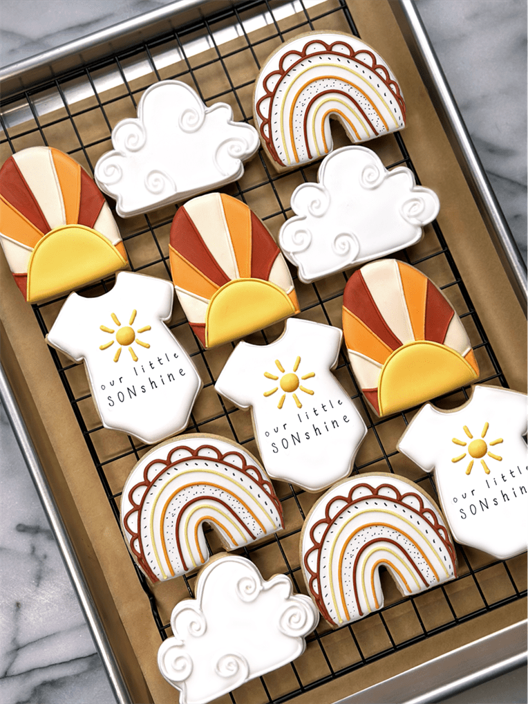 Our Little SONshine/Our Ray of Sunshine Baby Shower (1 dozen)