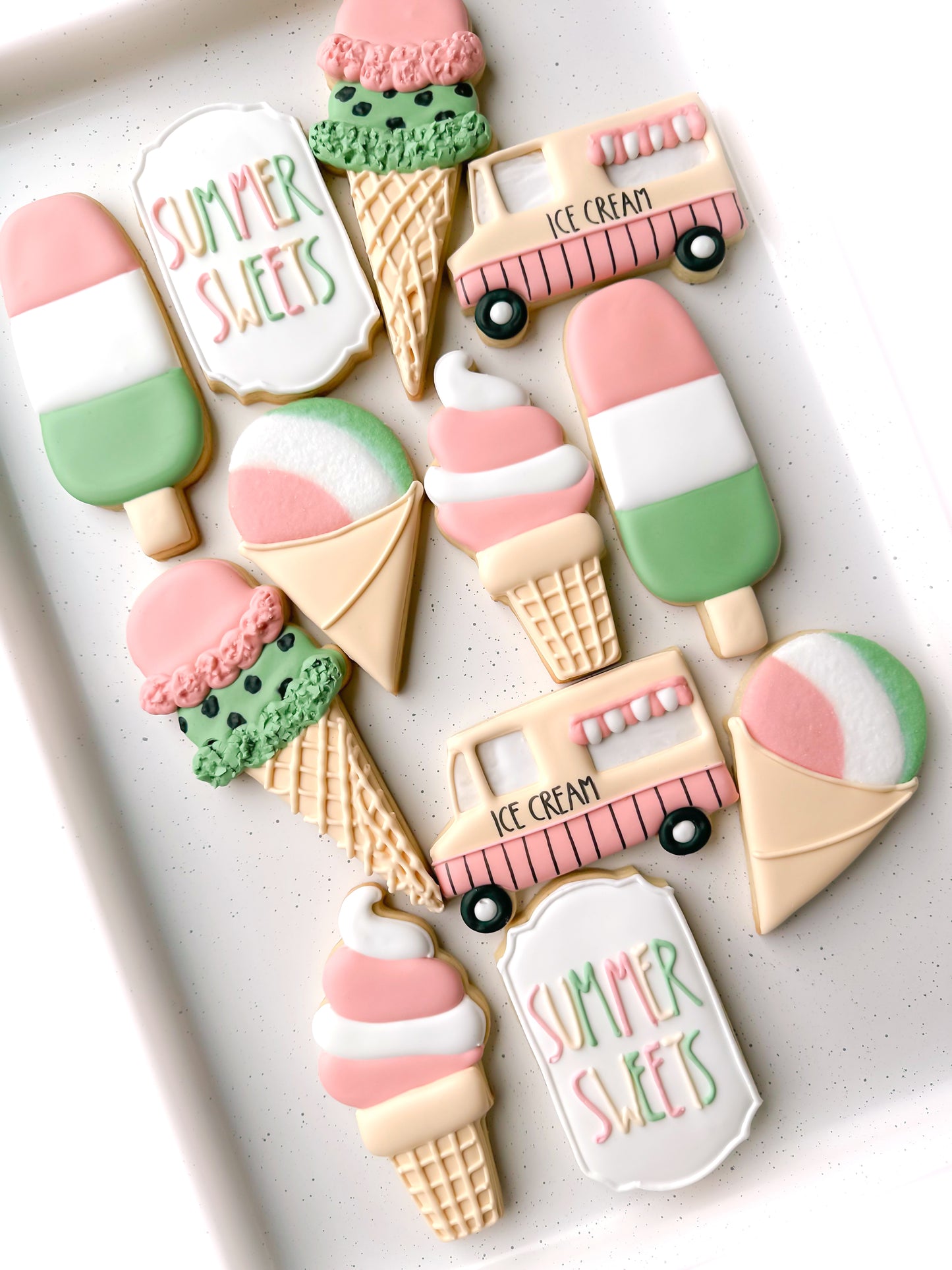 popsicles, ice cream cones, summer sweets, ice cream birthday cookies, fun in the sun cookies, ice cream truck, snow cone