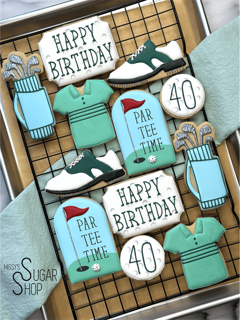 Tee Time Golf Birthday (1 dozen)