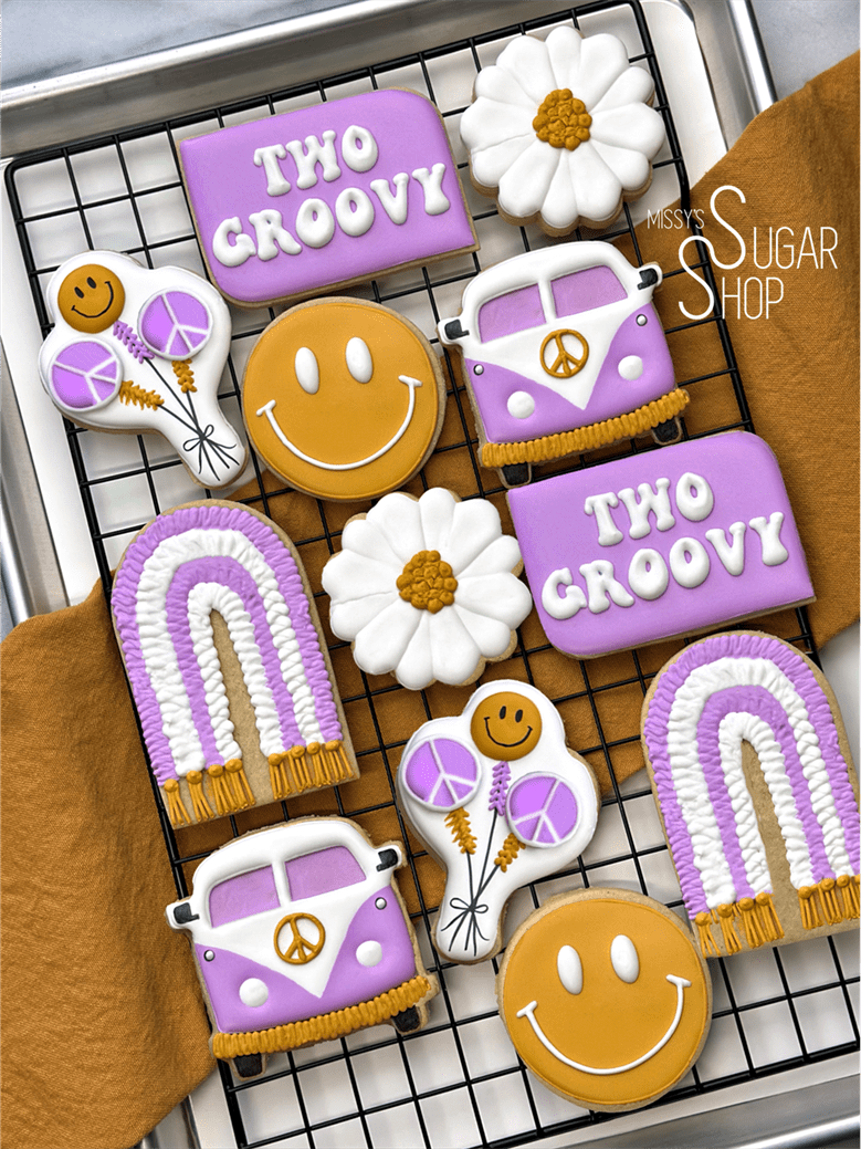Groovy One/ Two Groovy Birthday (1 dozen)