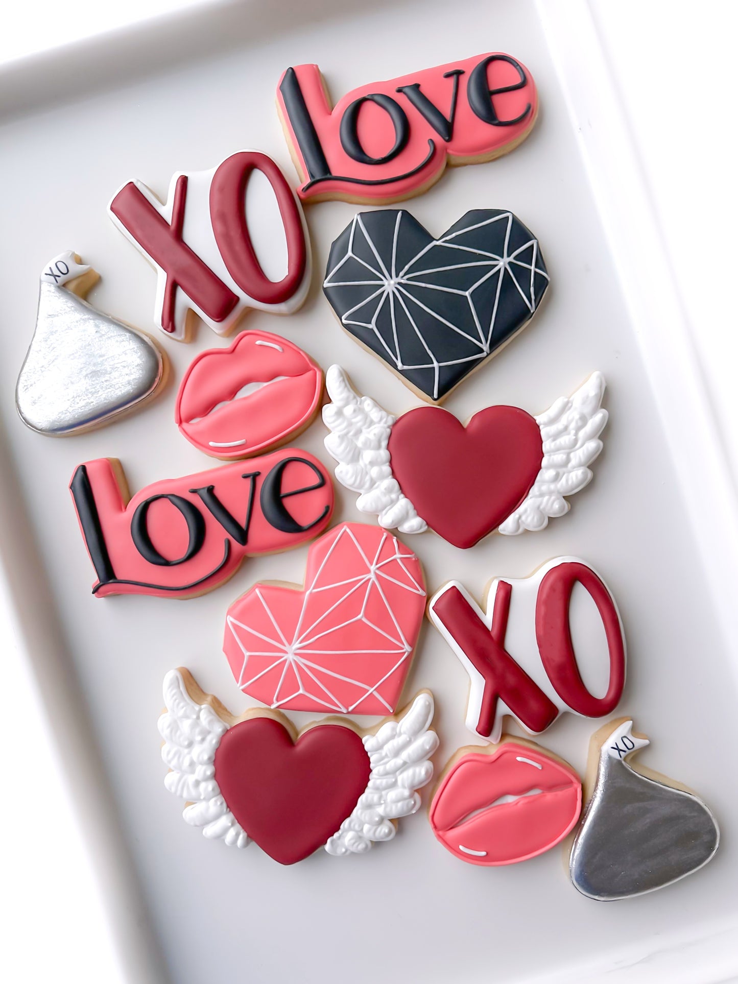 You Make My Heart Soar decorated valentine cookies