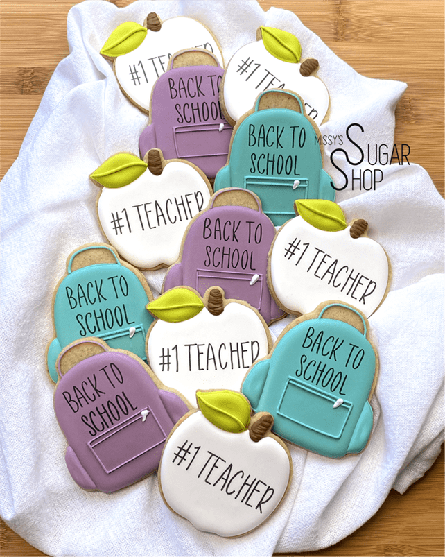 Back to School Classroom Treats (1 dozen) Decorated Cookies