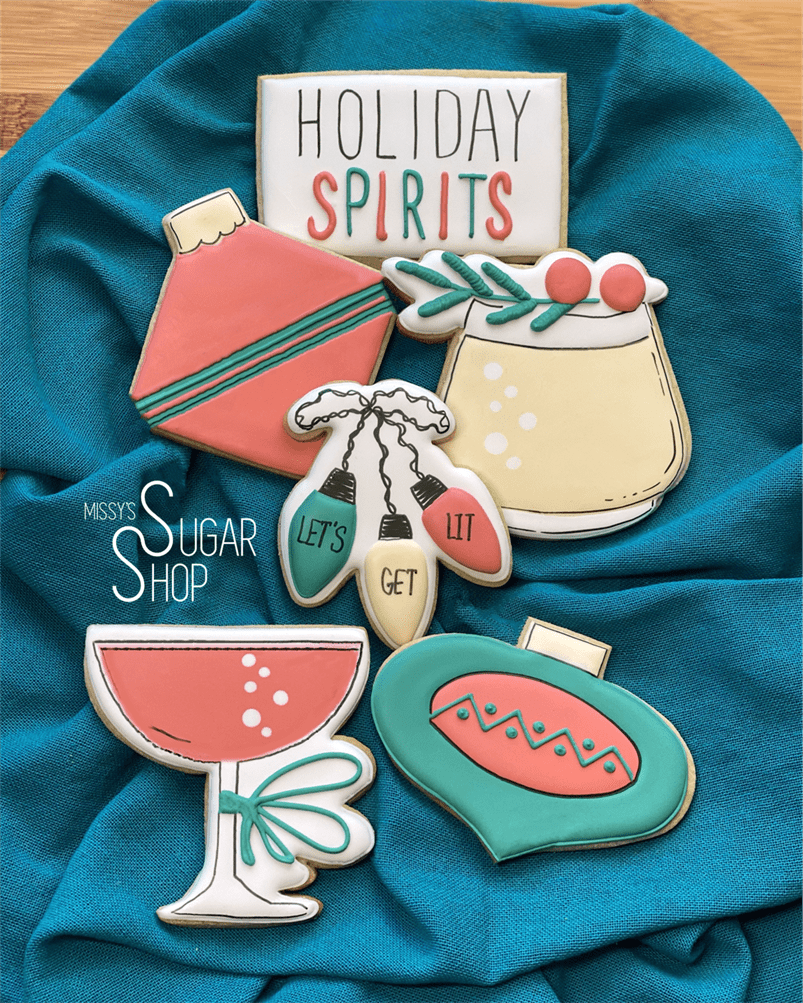 Holiday Spirits Christmas Cocktails (1 dozen)