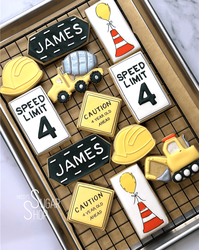 Construction Party Zone Birthday (1 dozen)
