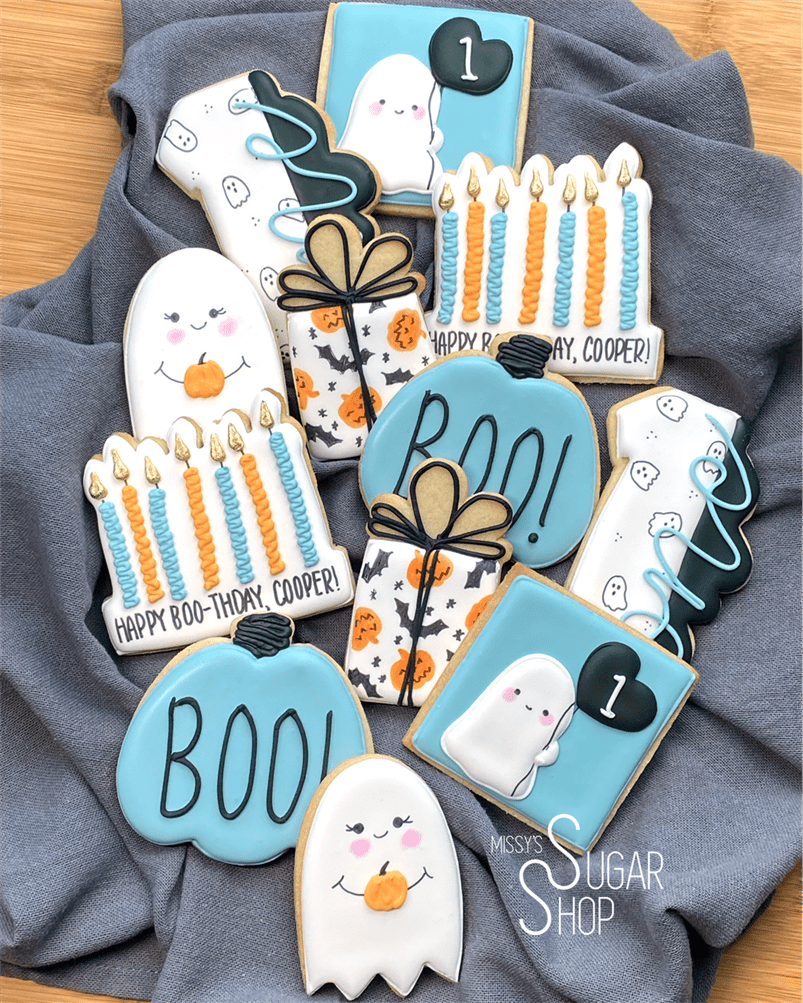 Happy Boo-thday Halloween Birthday (1 dozen)