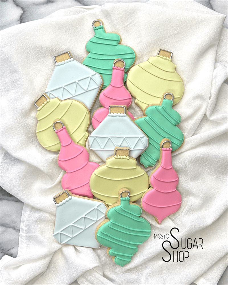 Ornament Extravaganza (1 dozen) Decorated Cookies