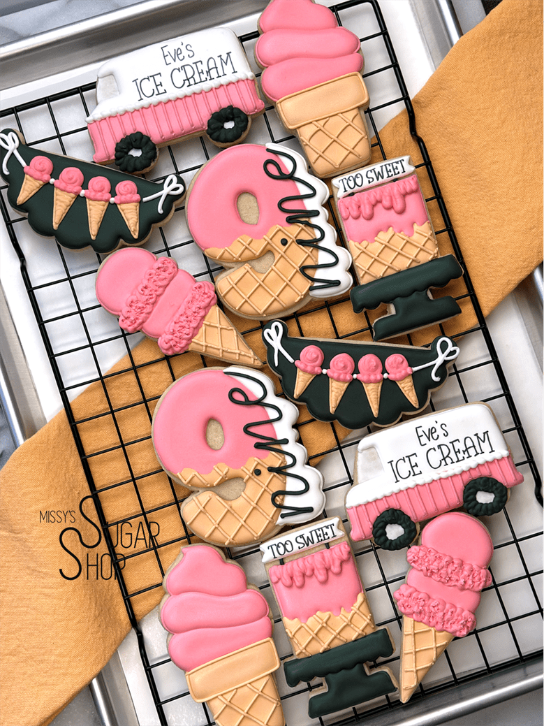Two Sweet Ice Cream Birthday (1 dozen)