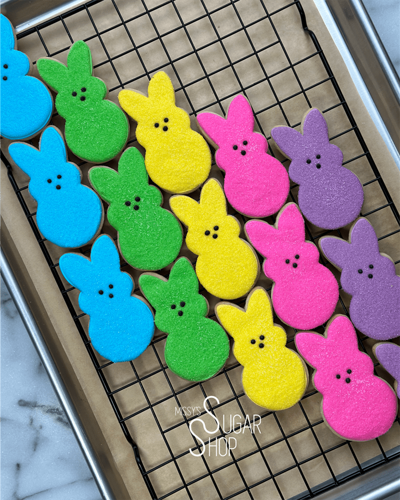 Treats for My Peeps (1 dozen) Decorated Cookies