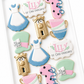 One-derland 1st Birthday cookies alice doorknob dress teacup one decorated birthday