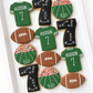 football birthday cookies