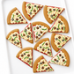 friday night pizza, pizza party cookies, pizza cookies