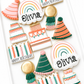 birthday cookies rainbowparty hat balloons birthday cake decorated cookies