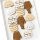 Lil dumpling cookies, dumpling birthday cookies, chopsticks and dumpling birthday cookies, lil dumpling baby shower