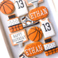 basketball, basketball jersey, basketball hoop, basketball cake, basketball high top sneaker and happy birthday basketball cookies