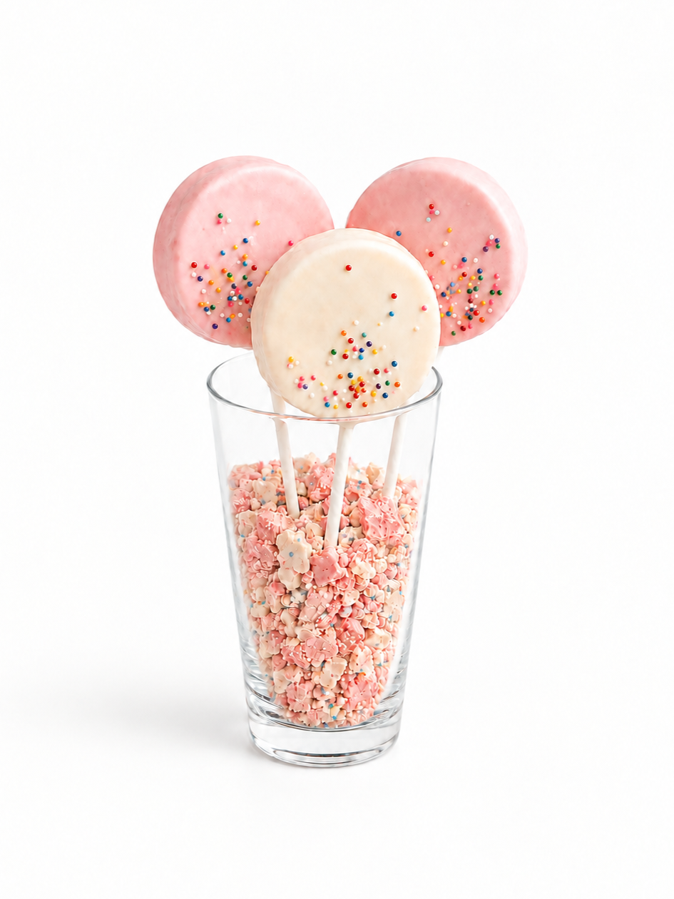 circus animal vanilla cake pop