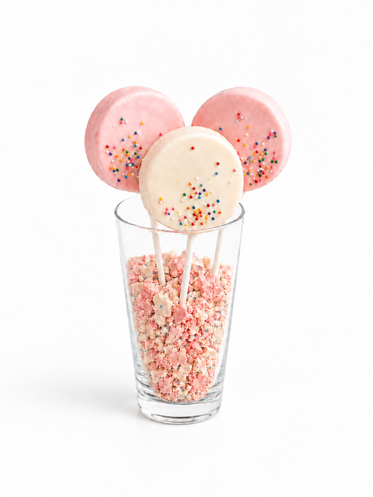 circus animal vanilla cake pop