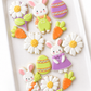 easter bunny carrot, easter bunny cookies, tulip cookies, happy easter cookies, easter bunny boy and girl cookies