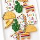 first fiesta taco sombrero cactus pinata first birthday cookies