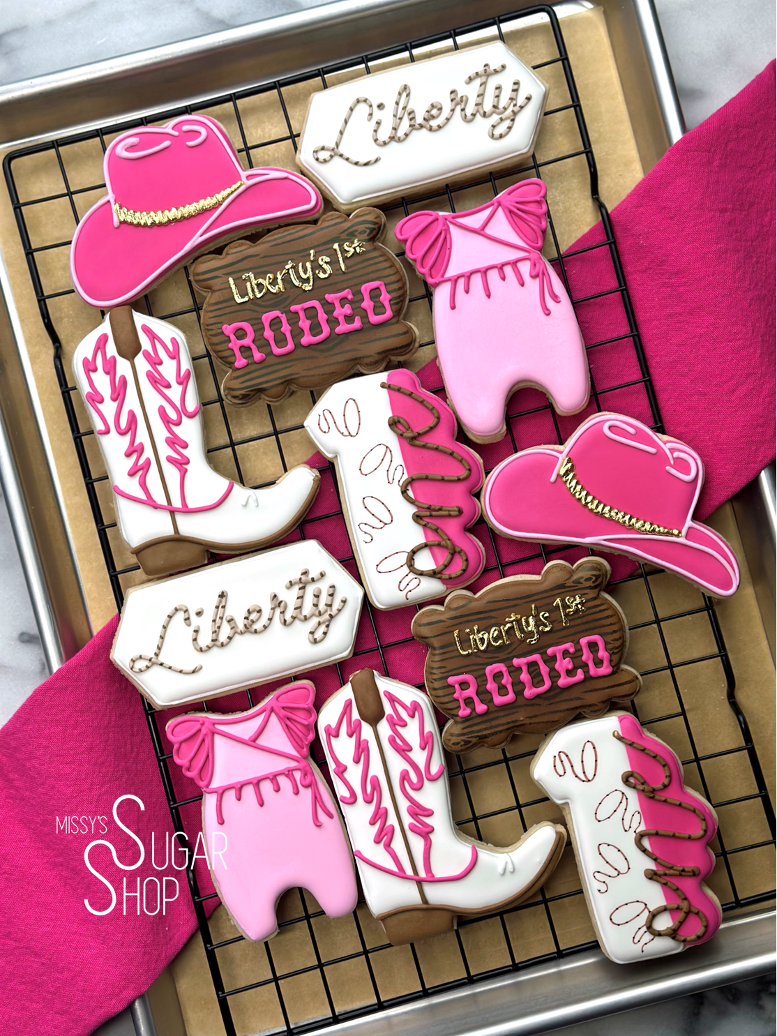 First Rodeo Cowgirl/Cowboy Birthday (1 dozen) – Missy's Sugar Shop
