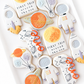 first trip around the son decorated cookies astronaut rocket first birthday balloons saturn