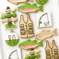 gone fishing birthday cookies