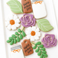 mother's day bouquet cookie thank you flowers bouquet, mason jar, thinking of you cookies, thank you cookies, get well cookies, i love you cookies, flower bouquet cookies, get well, thinking of you flower bouquet cookies
