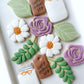 mother's day bouquet cookie thank you flowers bouquet, mason jar, thinking of you cookies, thank you cookies, get well cookies, i love you cookies, flower bouquet cookies, get well, thinking of you flower bouquet cookies