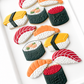 sushi and sashimi decorated cookies mahi 