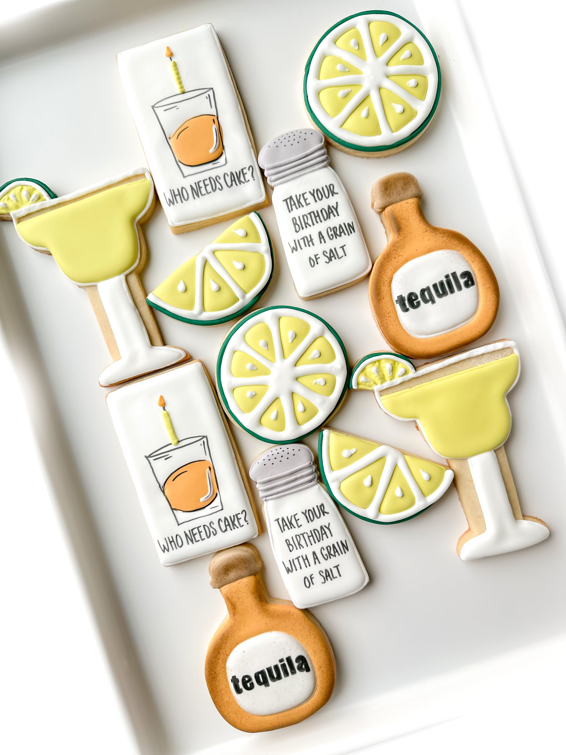 tequila birthday cookies