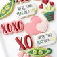 We're Two Peas in a Pod decorated valentine cookies