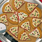 friday night pizza, pizza party cookies, pizza cookies